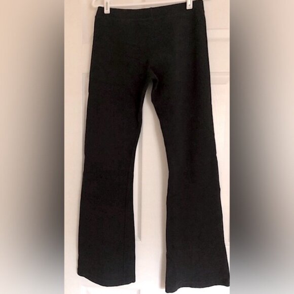 🖤🖤🖤 2/$75 AU COTTON Vintage Women’s Black Flare Sweatpants - Picture 2 of 3